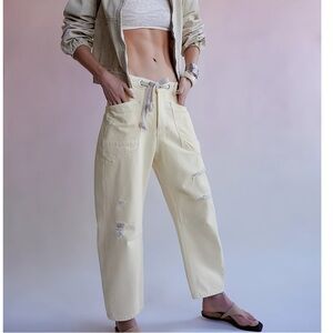 NEW !Boho Butter cargo barrel jean